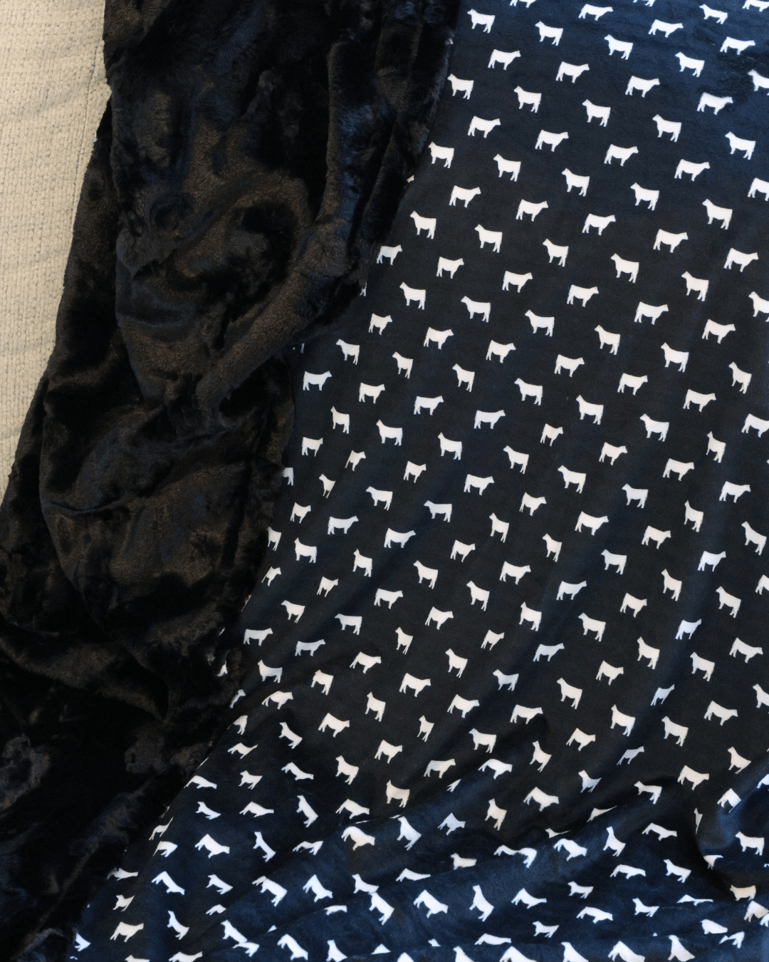 Blankets - Cow Silhouette - Gliz Design