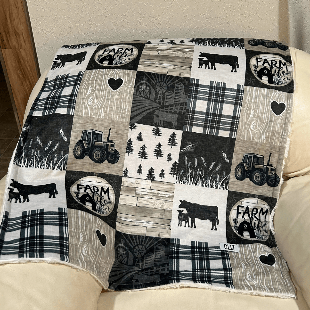 Blankets - Farm Life Patchwork - Gliz Design