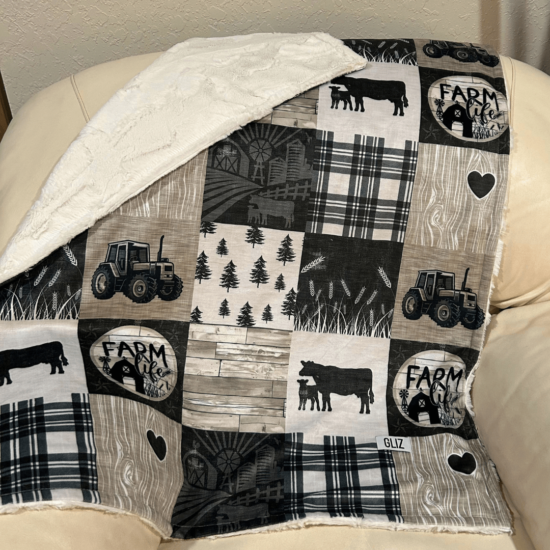 Blankets - Farm Life Patchwork - Gliz Design