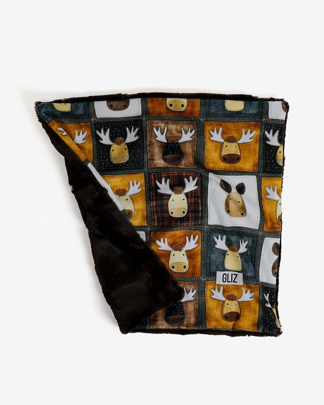 Blankets - Moose Patchwork - Gliz Design