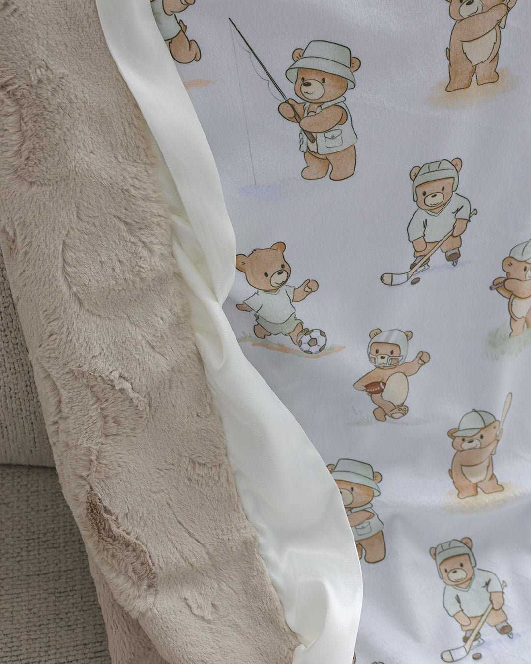 Blankets - Teddy Bear Sports - Gliz Design