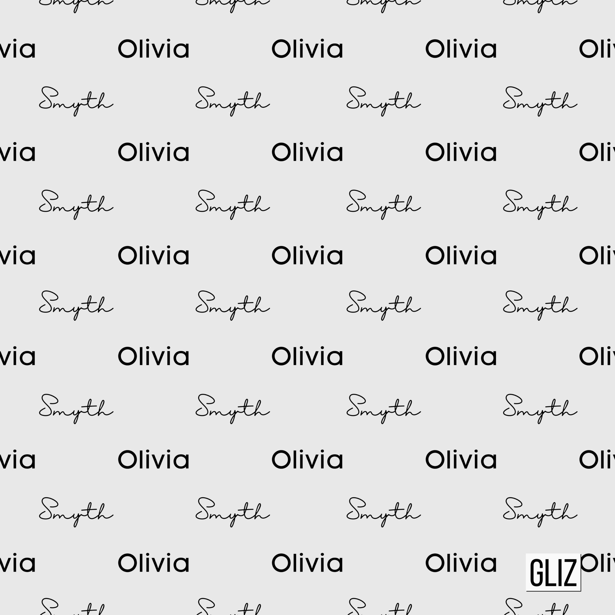 Create - Name Blanket - Gliz Design