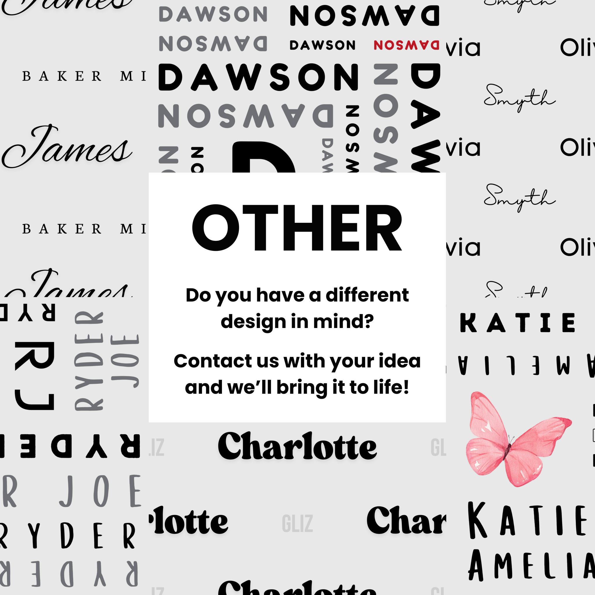 Create - Name Blanket - Gliz Design