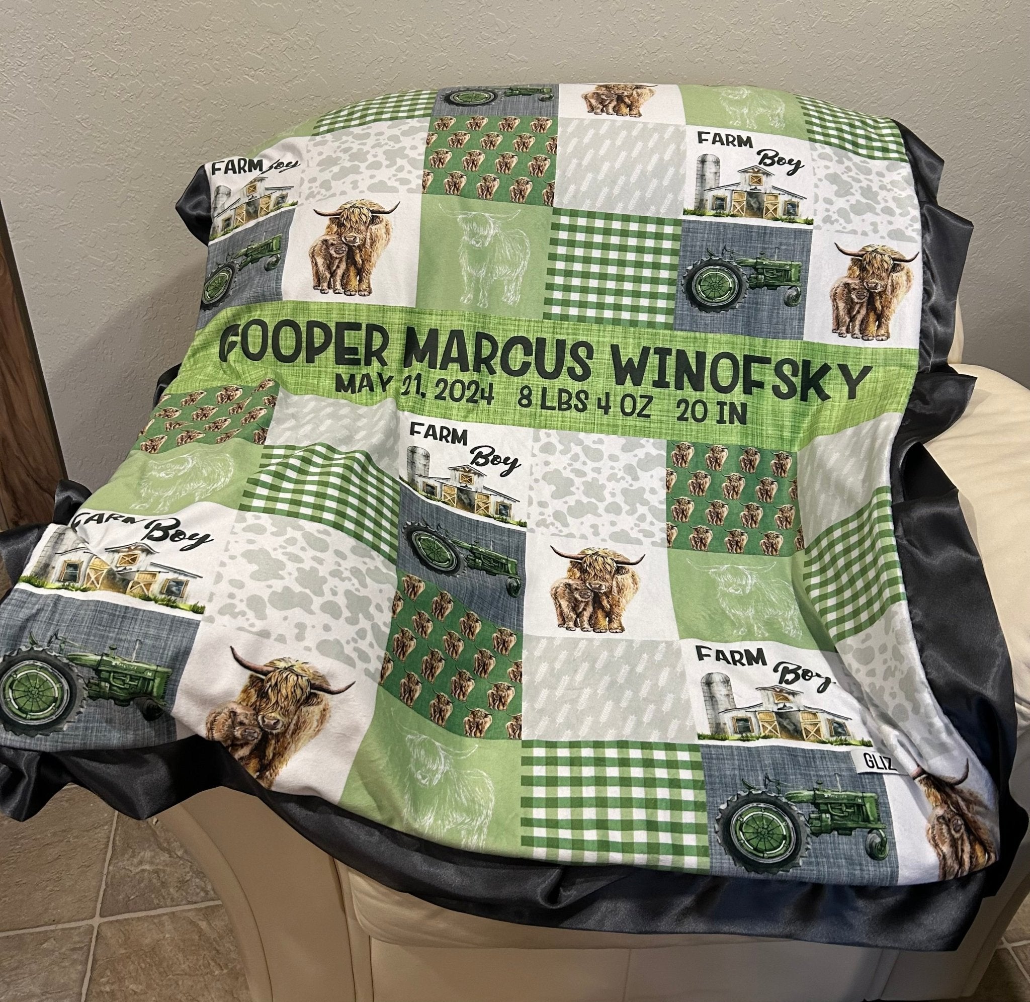 Create - Stats Name Blanket - Gliz Design