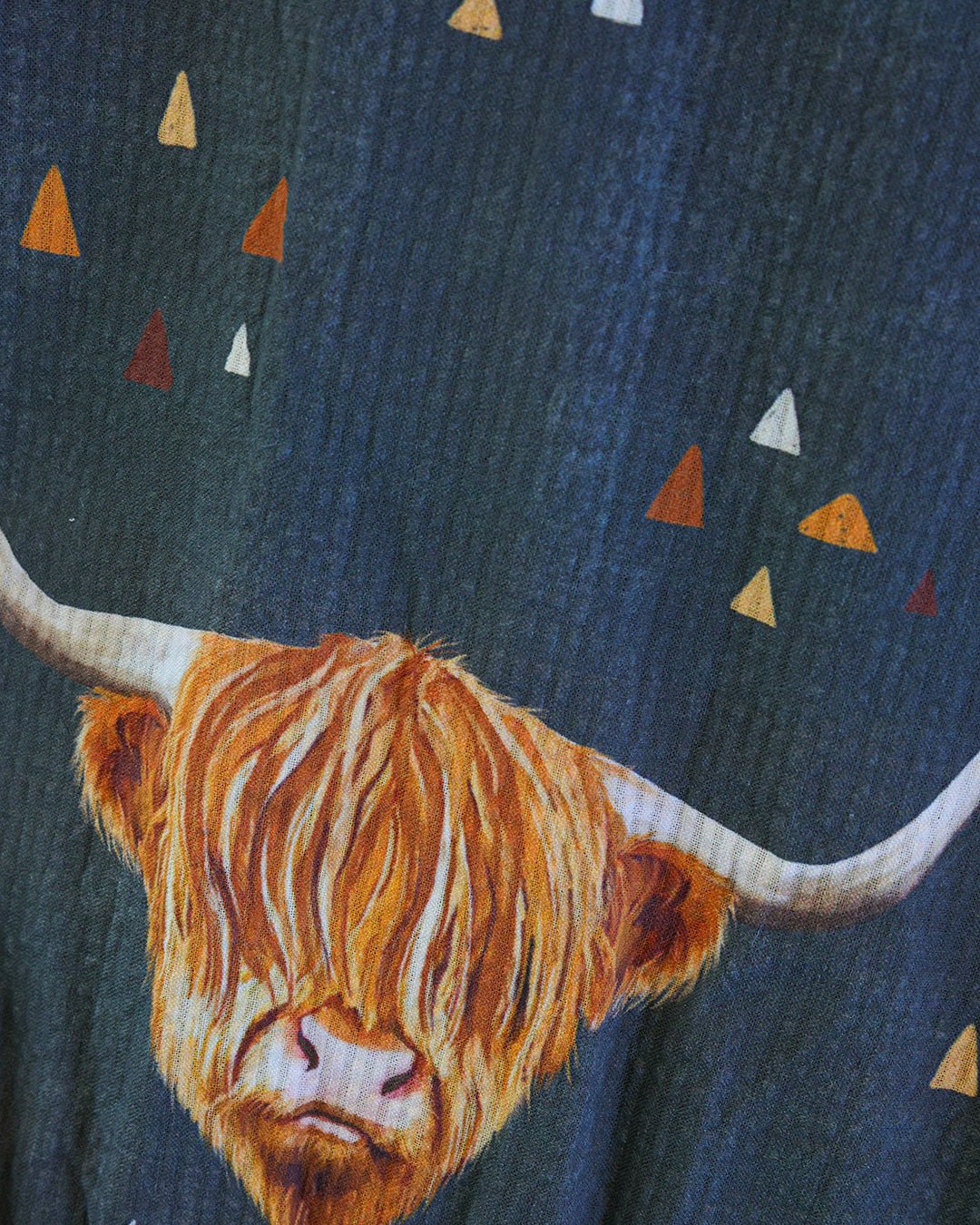 Summer Lite Cover - Highland Cow (Grey) - Gliz Design