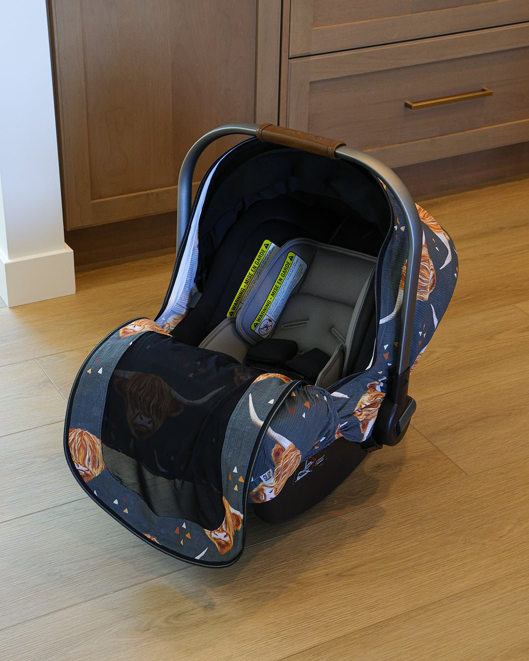 Summer Lite Cover - Highland Cow (Grey) - Gliz Design