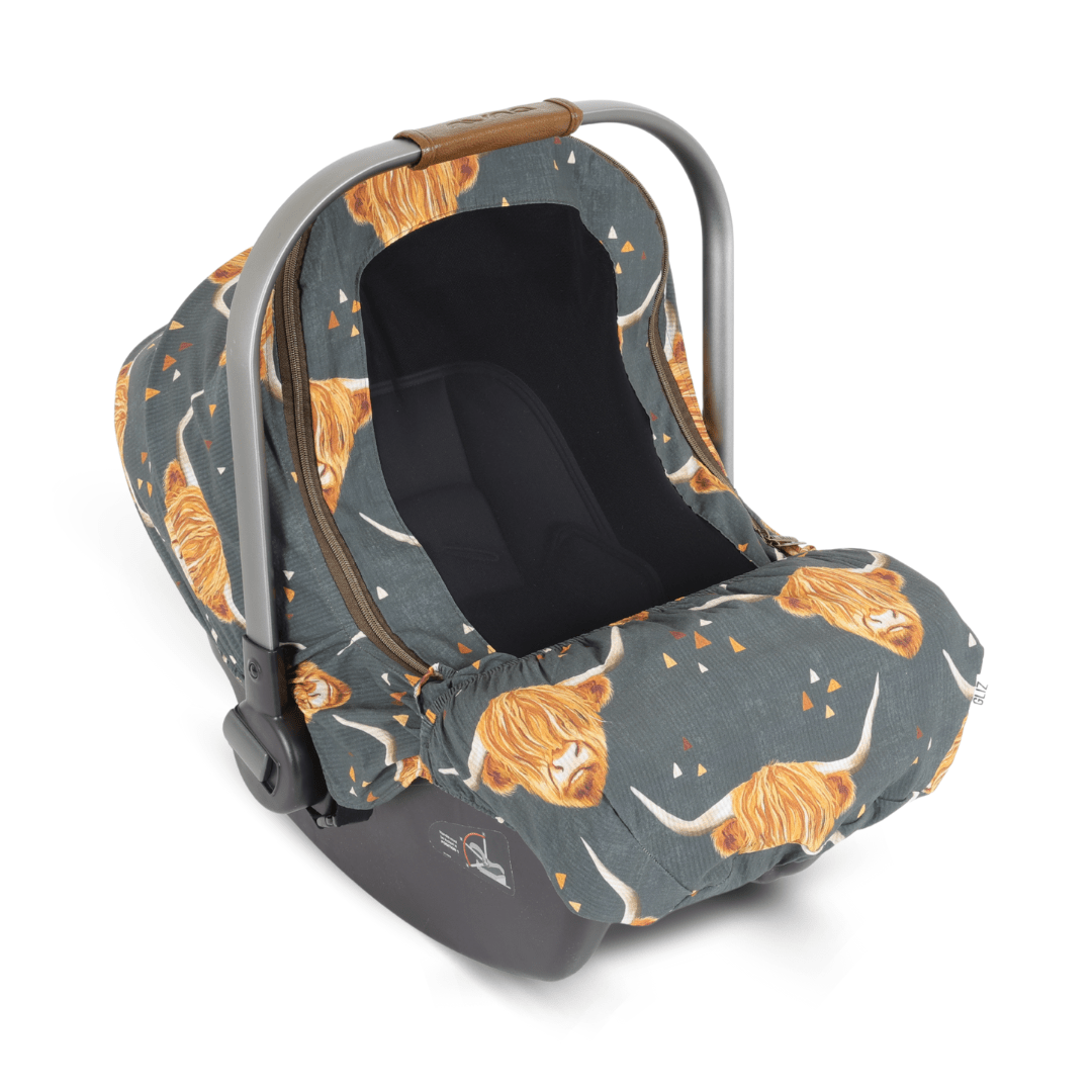 Summer Lite Cover - Highland Cow (Grey) - Gliz Design