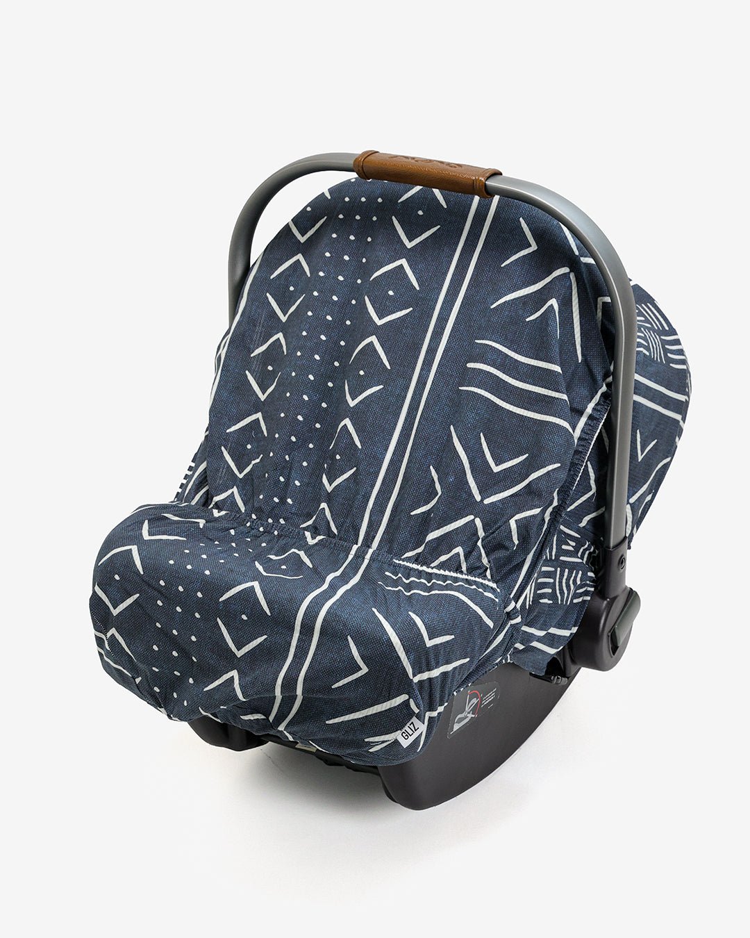 Summer Lite Cover - Navy Mudcloth - Gliz Design