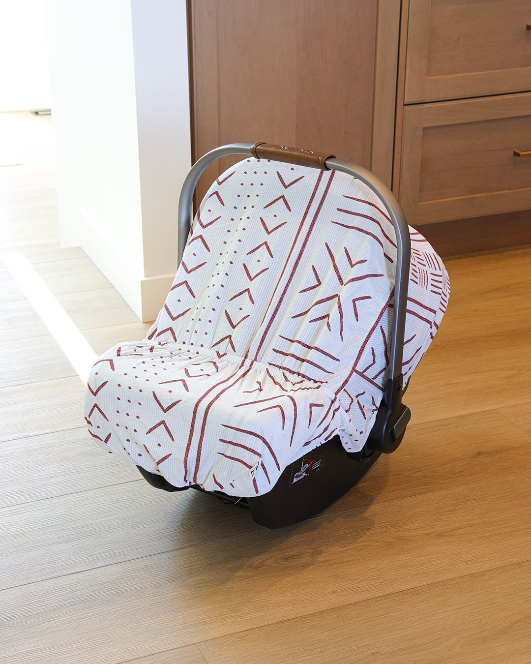 Summer Lite GlizCover™ - Rust On Bone Mudcloth - Gliz Design