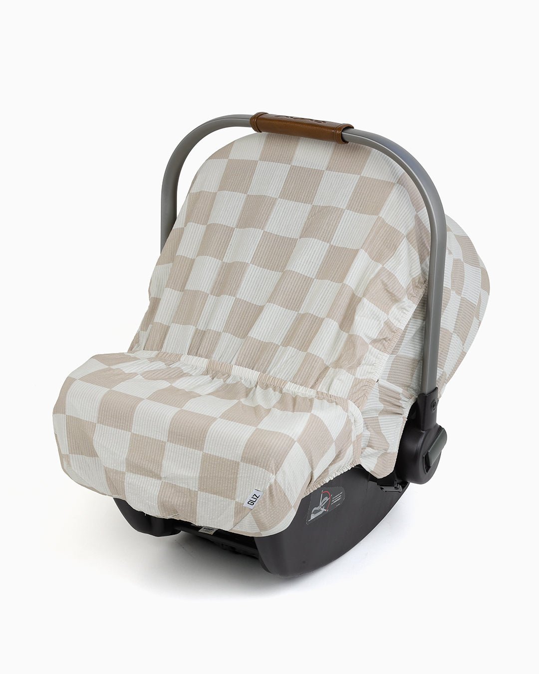 Summer Lite GlizCover™ - Sandy Taupe & Cream Checkers - Gliz Design
