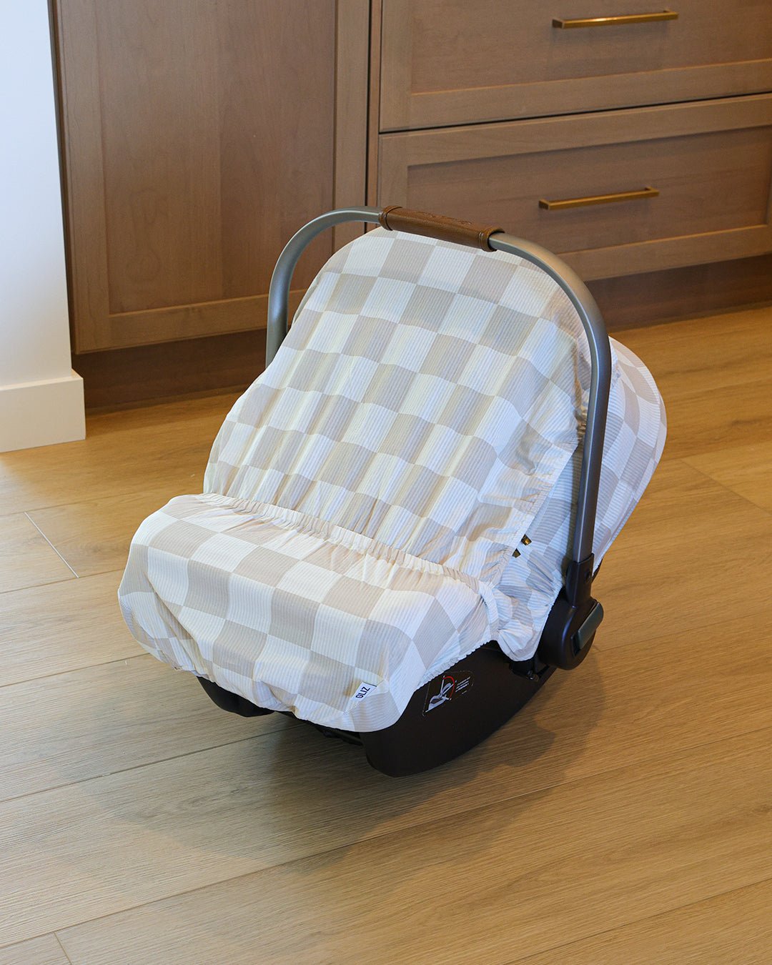 Summer Lite GlizCover™ - Sandy Taupe & Cream Checkers - Gliz Design