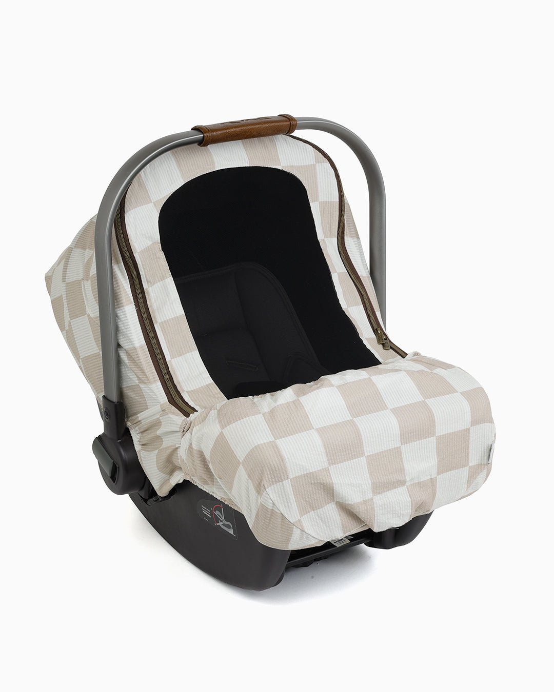 Summer Lite GlizCover™ - Sandy Taupe & Cream Checkers - Gliz Design