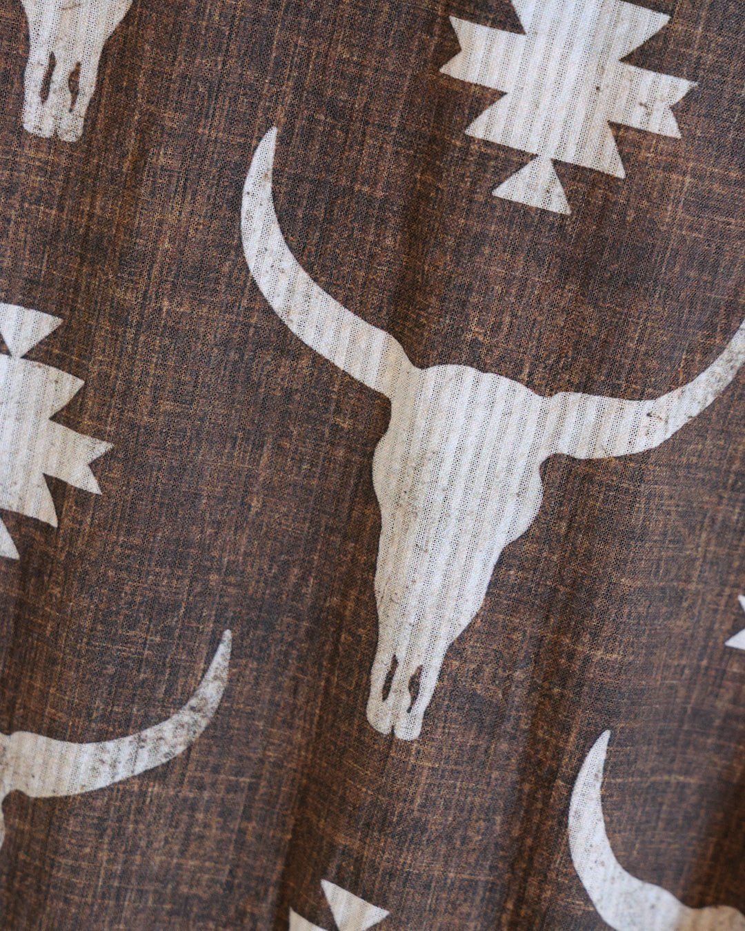 Summer Lite GlizCover™ - Southwest Brown Longhorn - Gliz Design