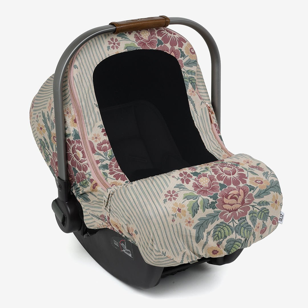 Summer Lite GlizCover™ - Vintage Floral Bouquet Stripes - Gliz Design