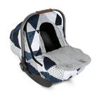 Winter Cover - Navy Triangle Dotted Wholecloth - Gliz Design