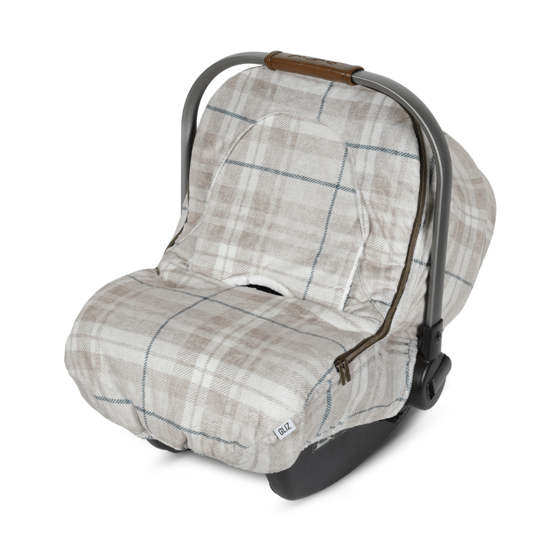 Winter Cover - Neutral Fall Plaid - Gliz Design