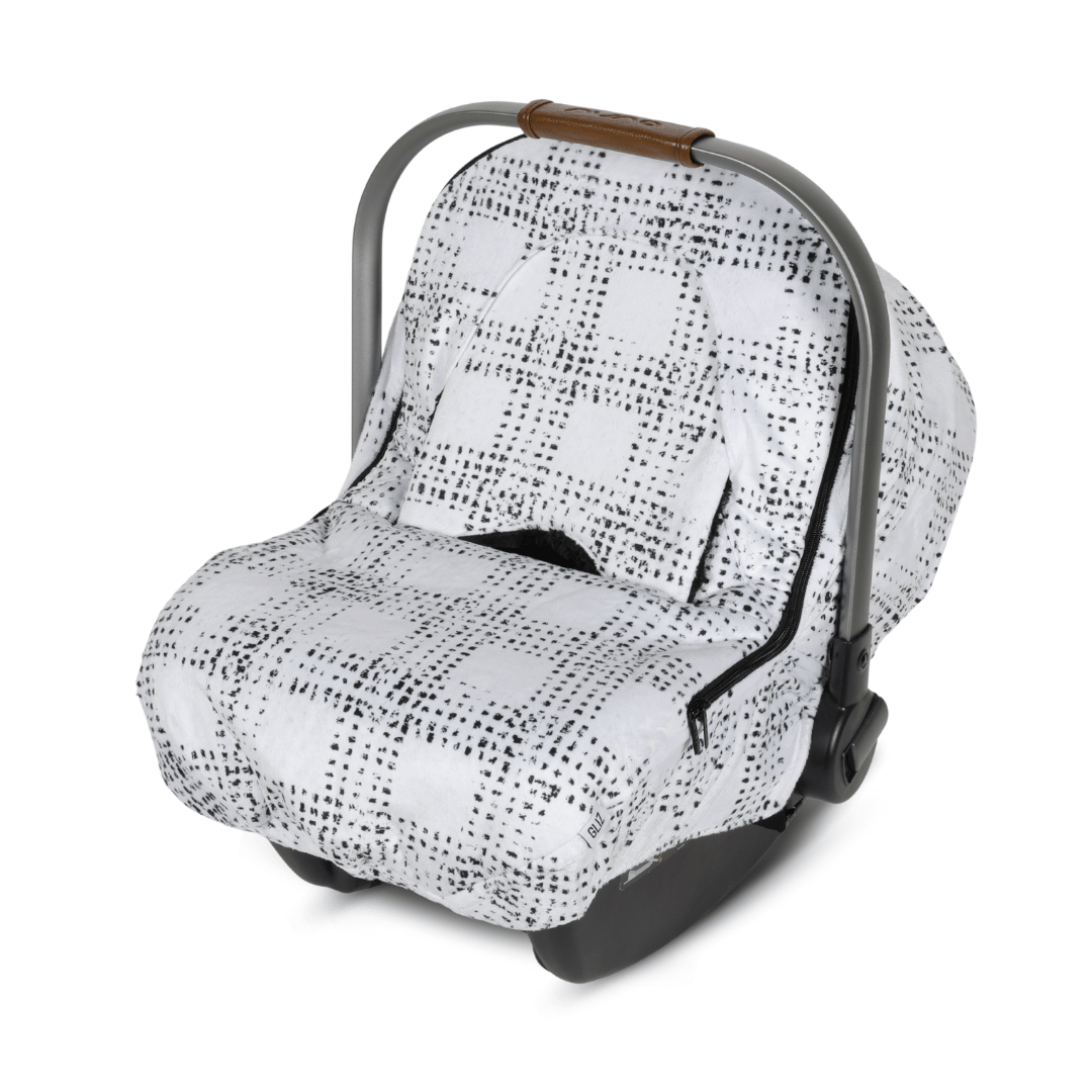 Winter Cover - White and Black Square Dots - Gliz Design