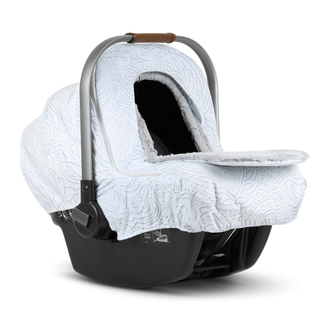 Winter Cover - White On White 3Dpaisley - Gliz Design