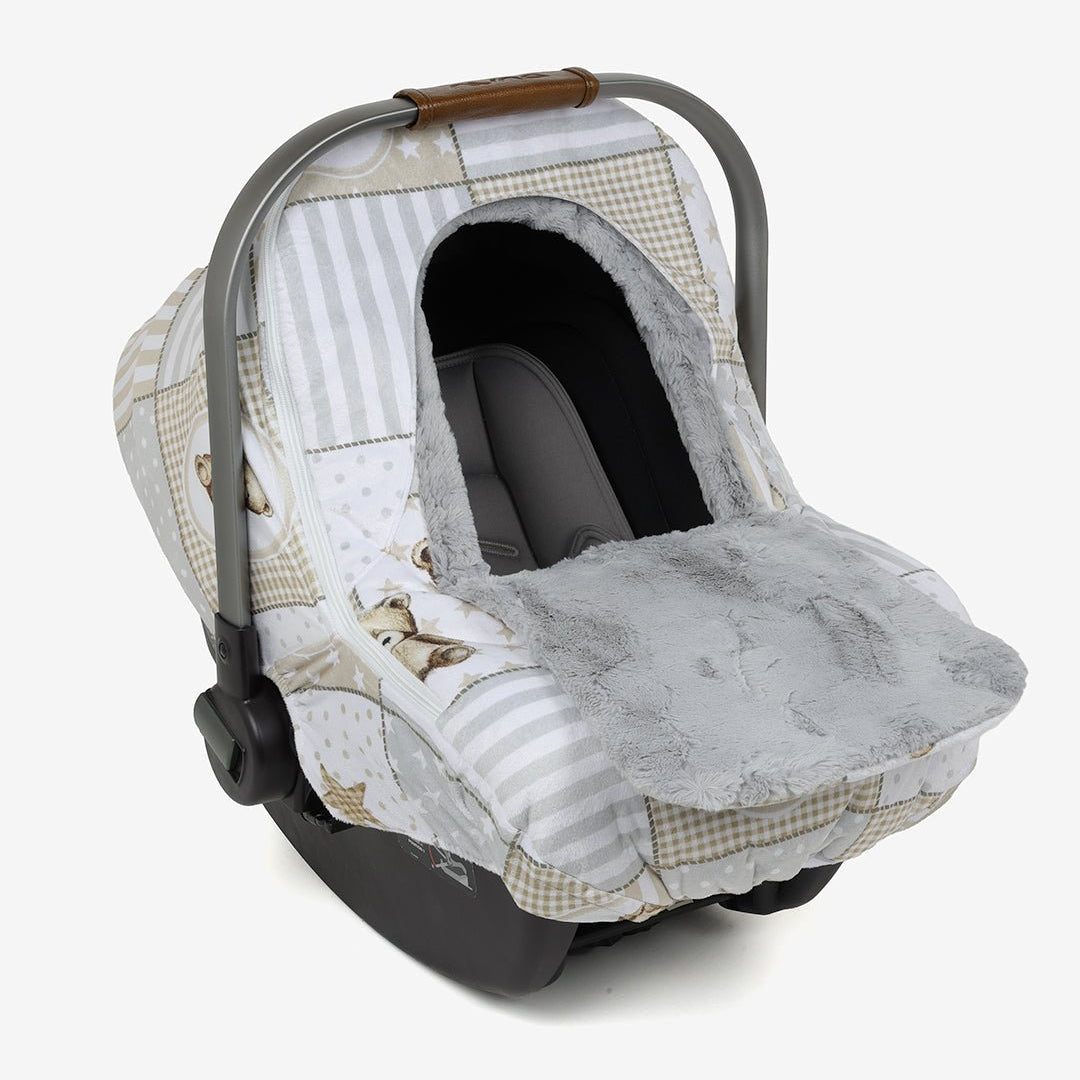 Winter GlizCover™ - Vintage Teddy Bear Cheater Qulit - Gliz Design