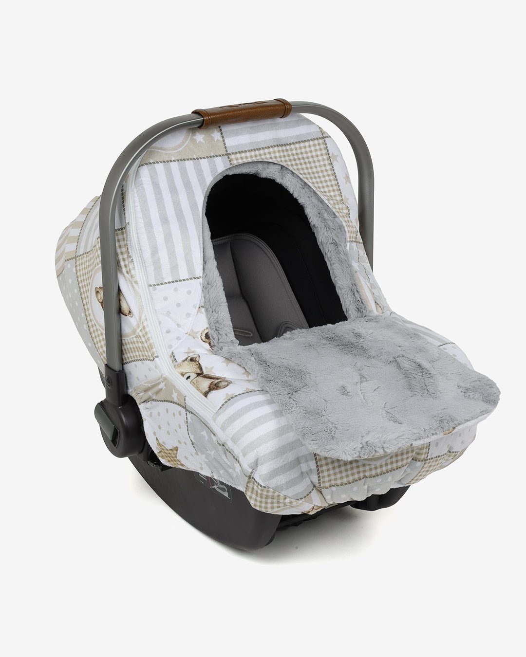Winter GlizCover™ - Vintage Teddy Bear Cheater Qulit - Gliz Design