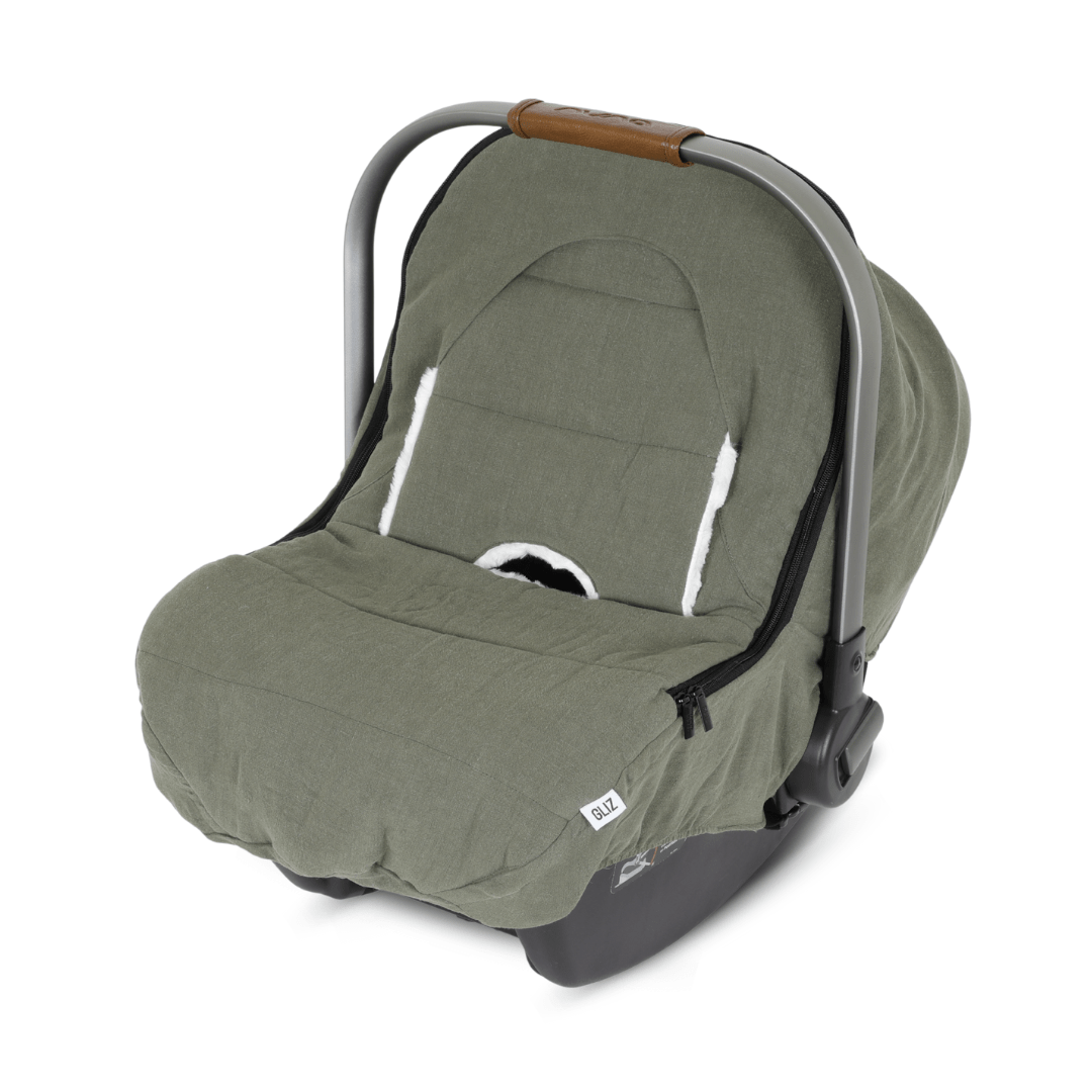 Winter Linen Cover - Khaki - Gliz Design