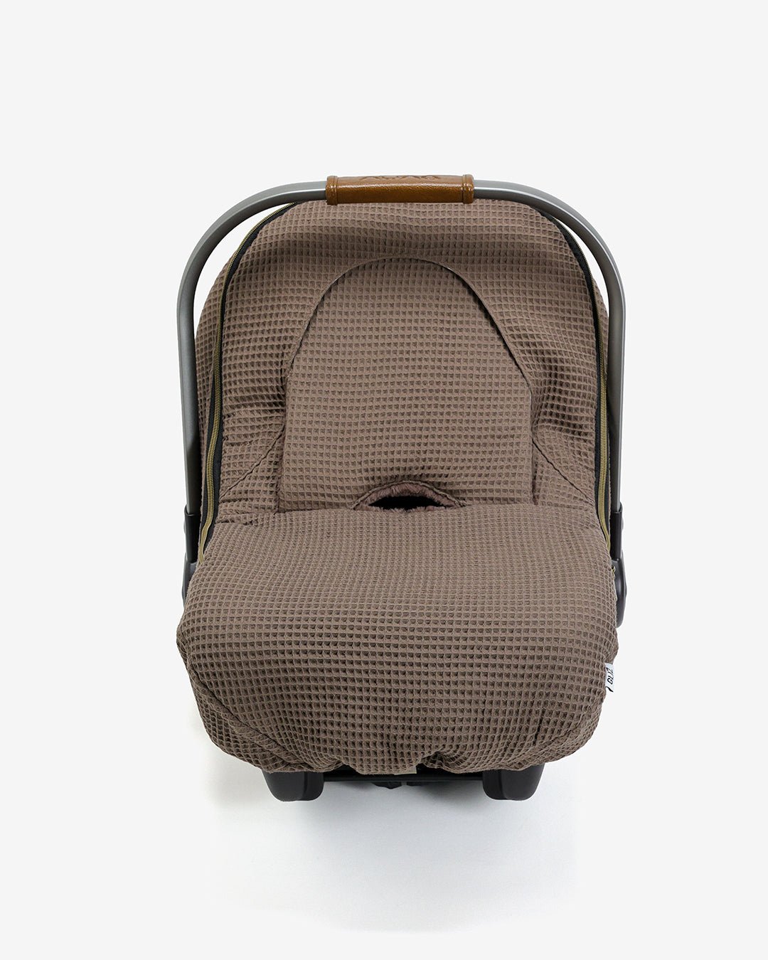 Winter Waffle Cover - Brick - Gliz Design