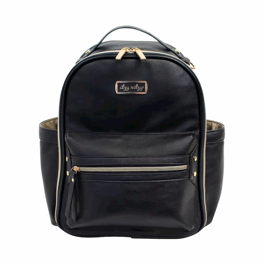 Black Itzy Mini™ Diaper Bag Backpack - Gliz Design