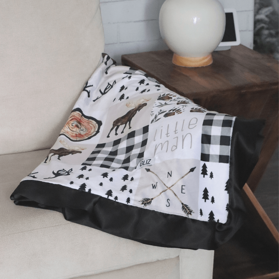 Blankets - Plaid Little Man - Gliz Design