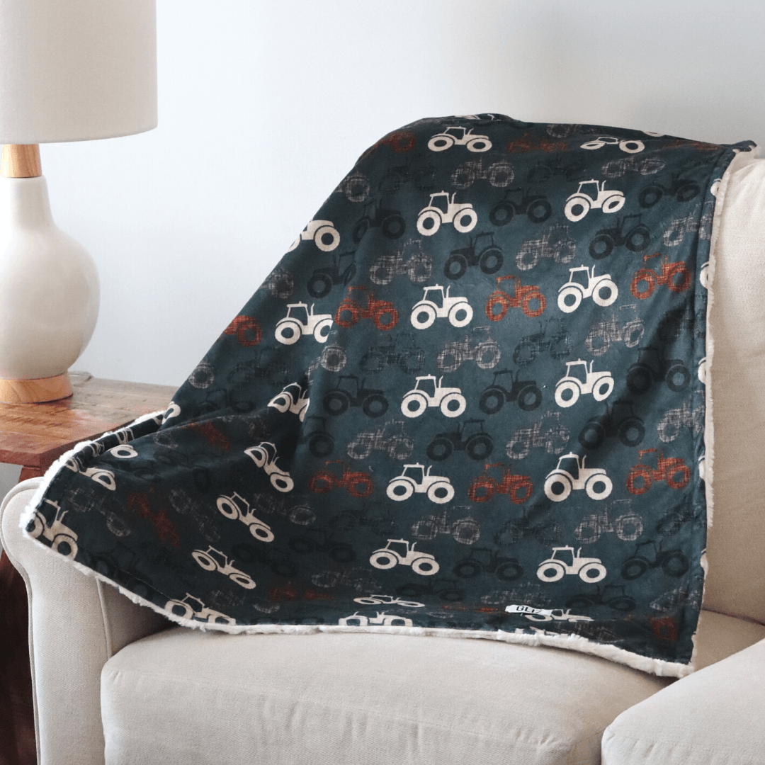 Blankets - Tractors - Gliz Design