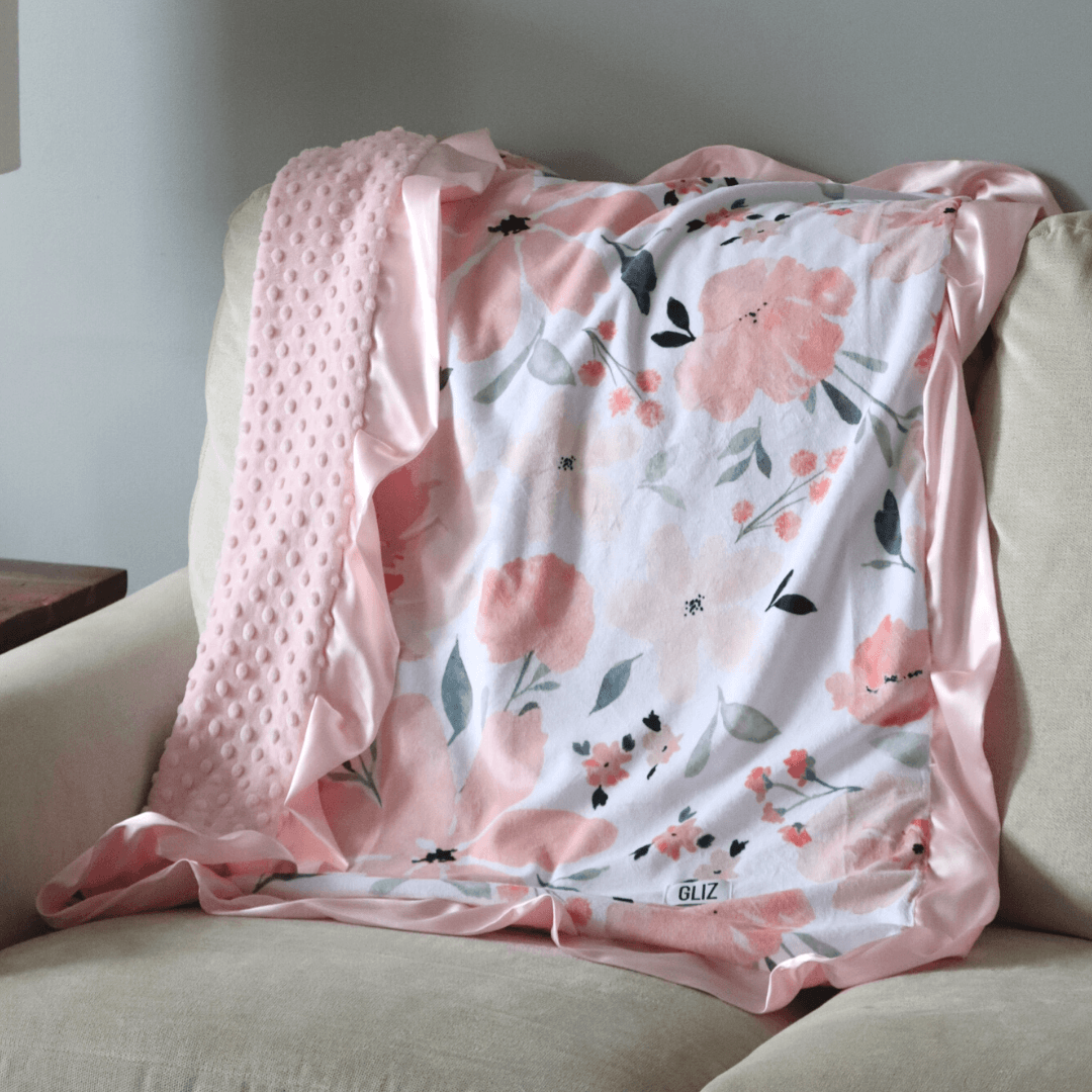 Blankets - Watercolor Floral - Gliz Design