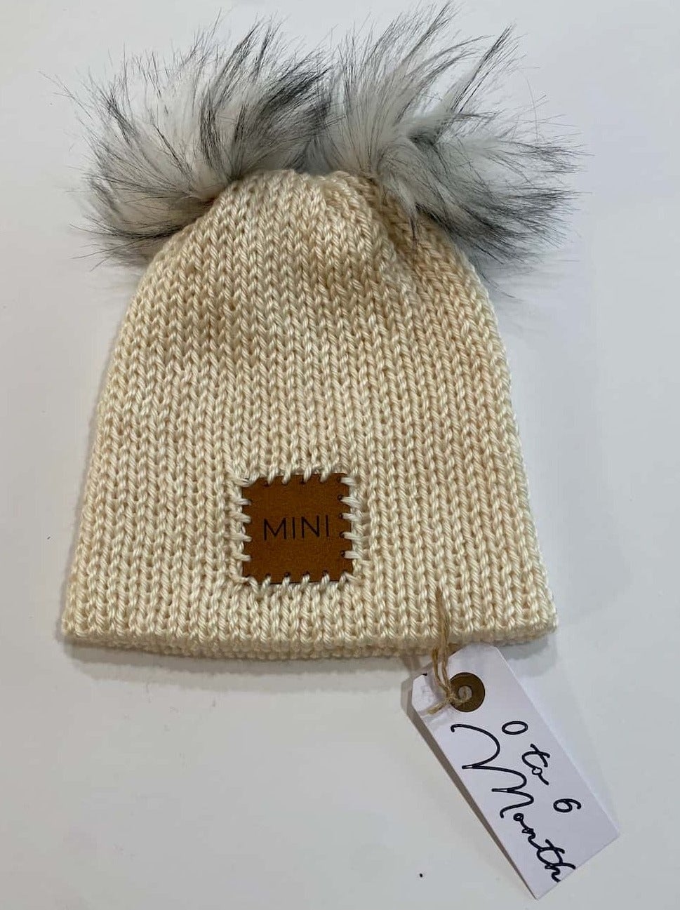 Knitted Toque,Beanie (Cream) - Gliz Design