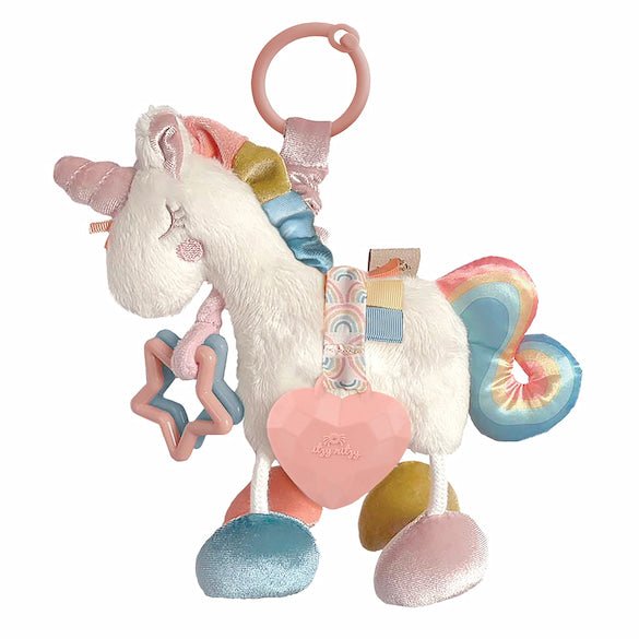 Link & Love™ Unicorn Activity Plush with Teether Toy - Gliz Design