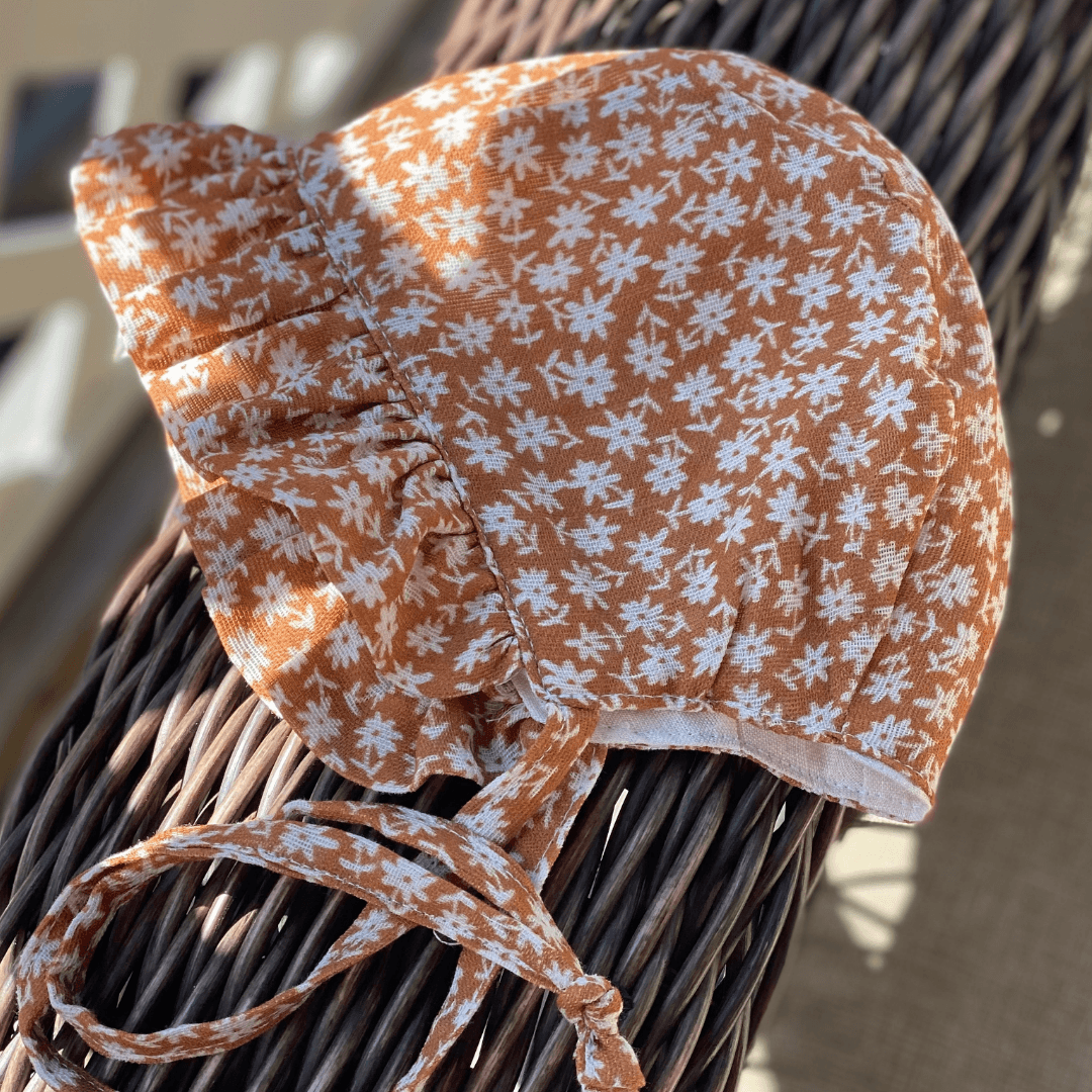 Ruffle Baby Bonnet - Gliz Design