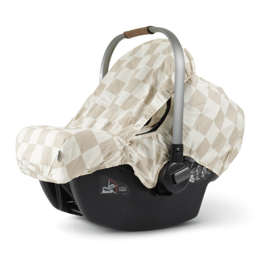 Gliz Design Summer Car Seat Covers Light Checkers