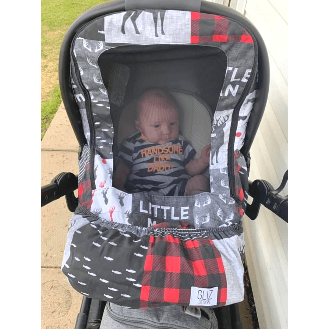 Summer - Red Plaid Little Man - Gliz Design