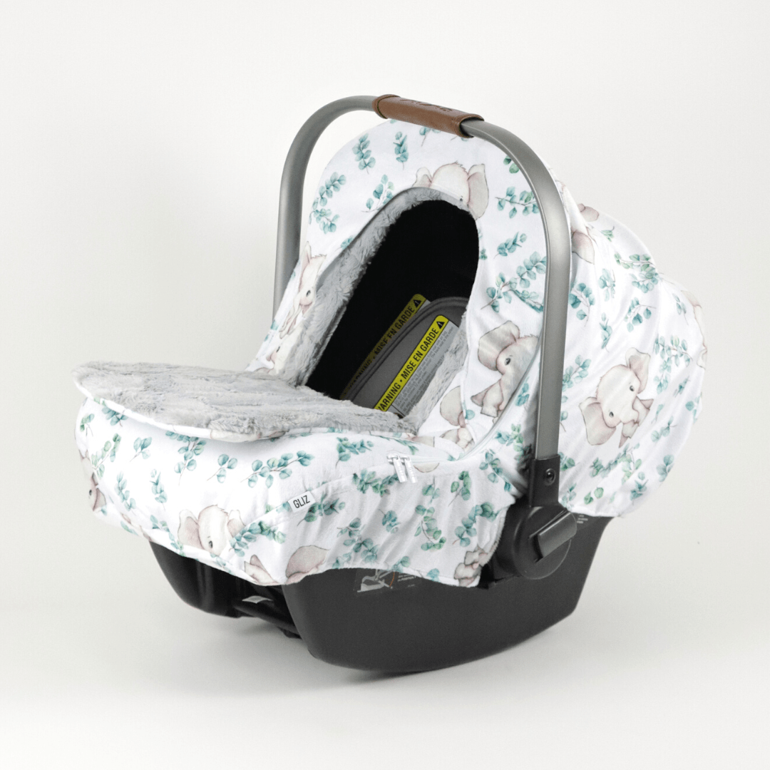 Winter Cover - Floral Elephant - Gliz Design