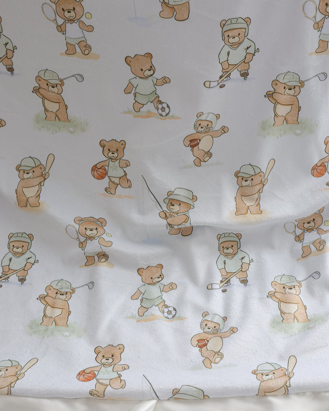 Blankets - Teddy Bear Sports - Gliz Design