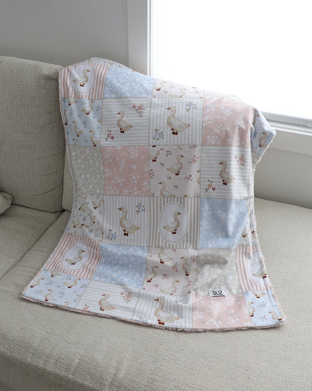 Blankets - Vintage Goose Patchwork - Gliz Design