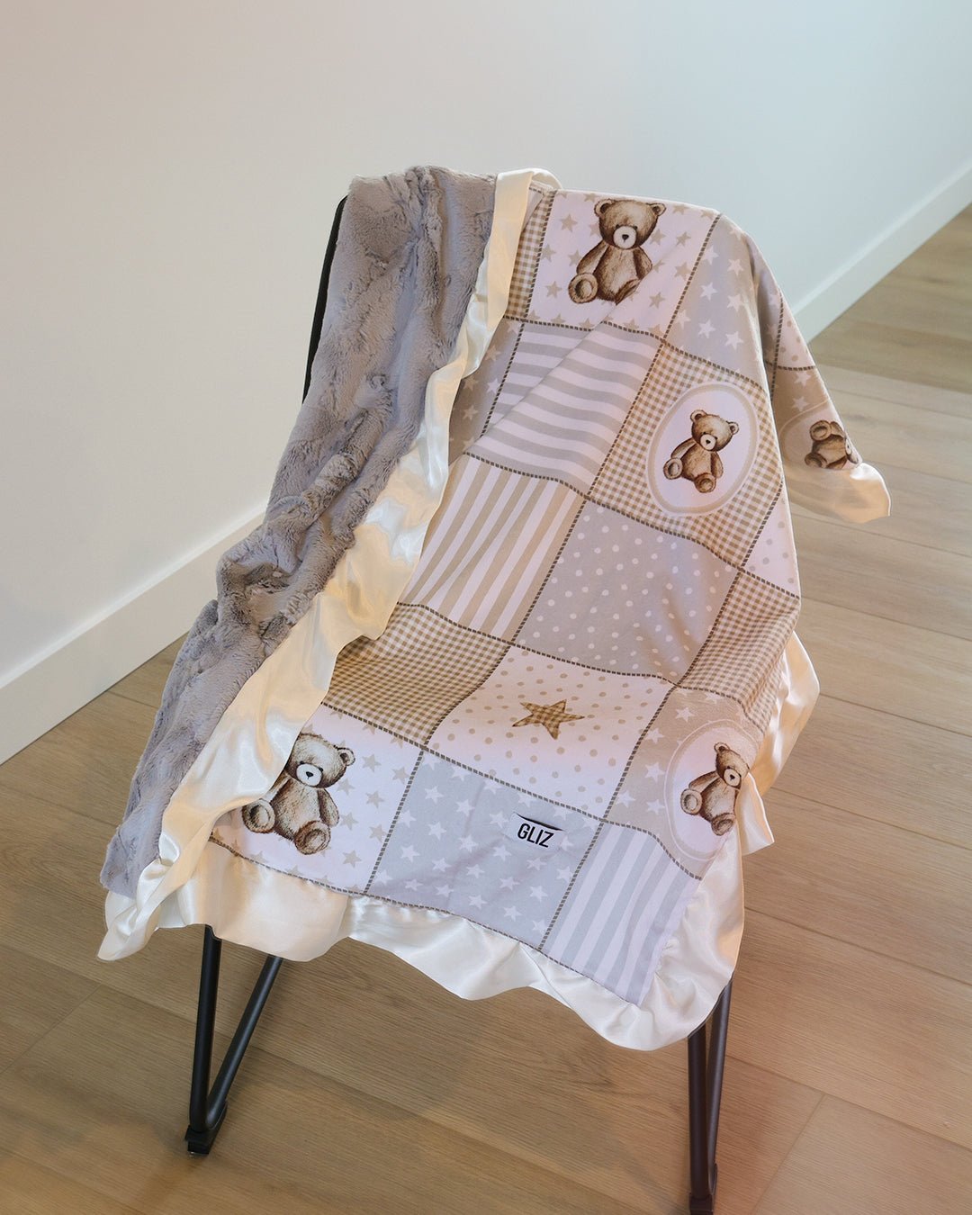 Blankets - Vintage Teddy Bear Cheater Qulit - Gliz Design