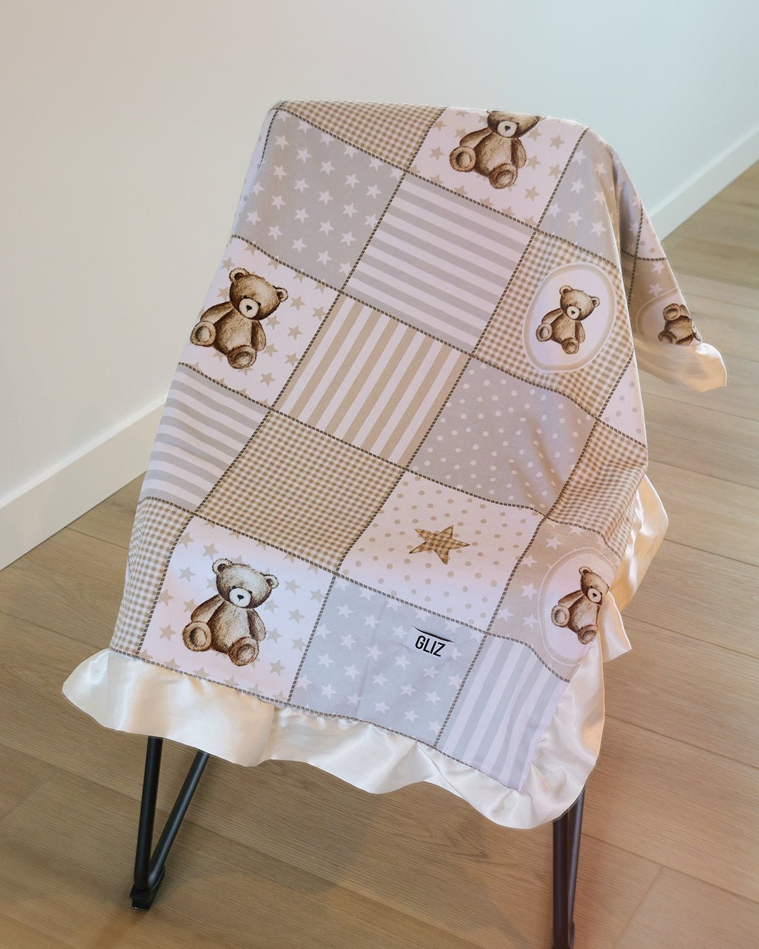 Blankets - Vintage Teddy Bear Cheater Qulit - Gliz Design
