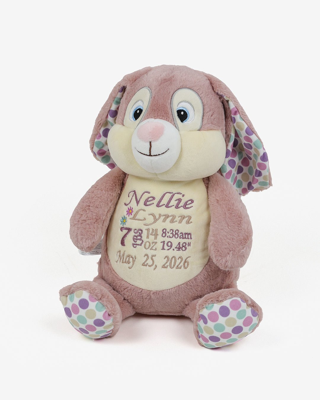 Cubbies - Pink Bunny Polka Dot - Gliz Design