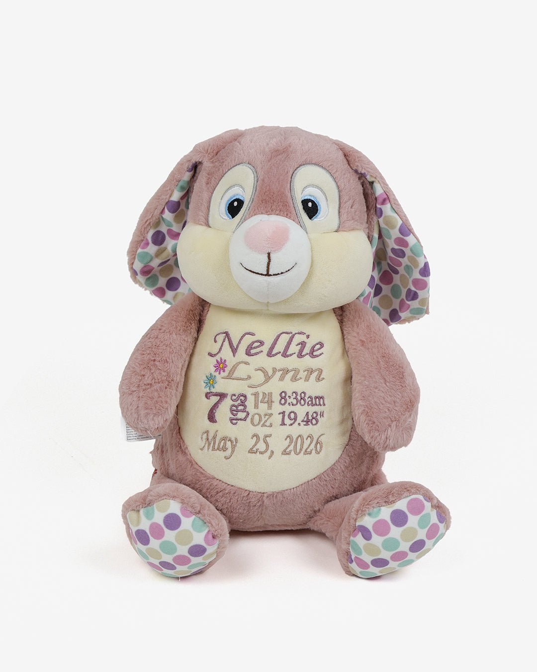 Cubbies - Pink Bunny Polka Dot - Gliz Design