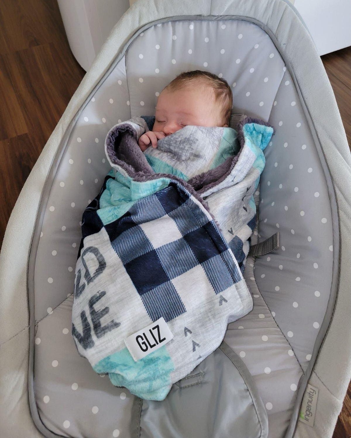 Matching Minky Blanket - Gliz Design