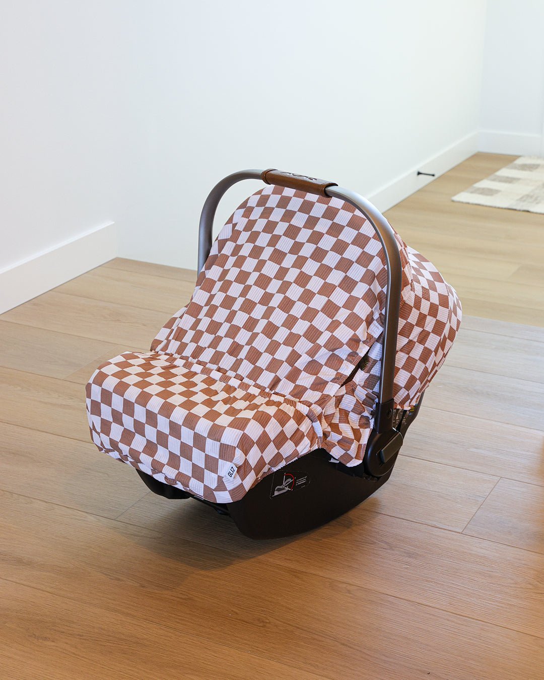 Summer Lite GlizCover™ - Espresso Checkers - Gliz Design