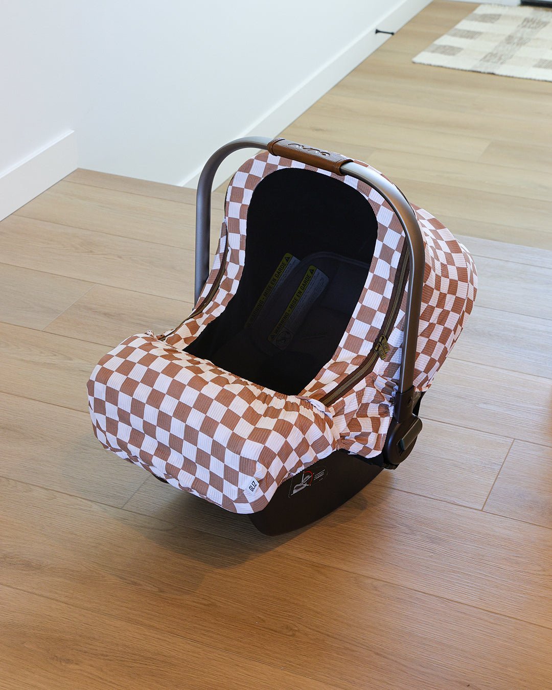 Summer Lite GlizCover™ - Espresso Checkers - Gliz Design