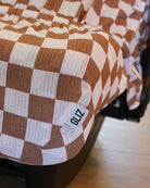 Summer Lite GlizCover™ - Espresso Checkers - Gliz Design