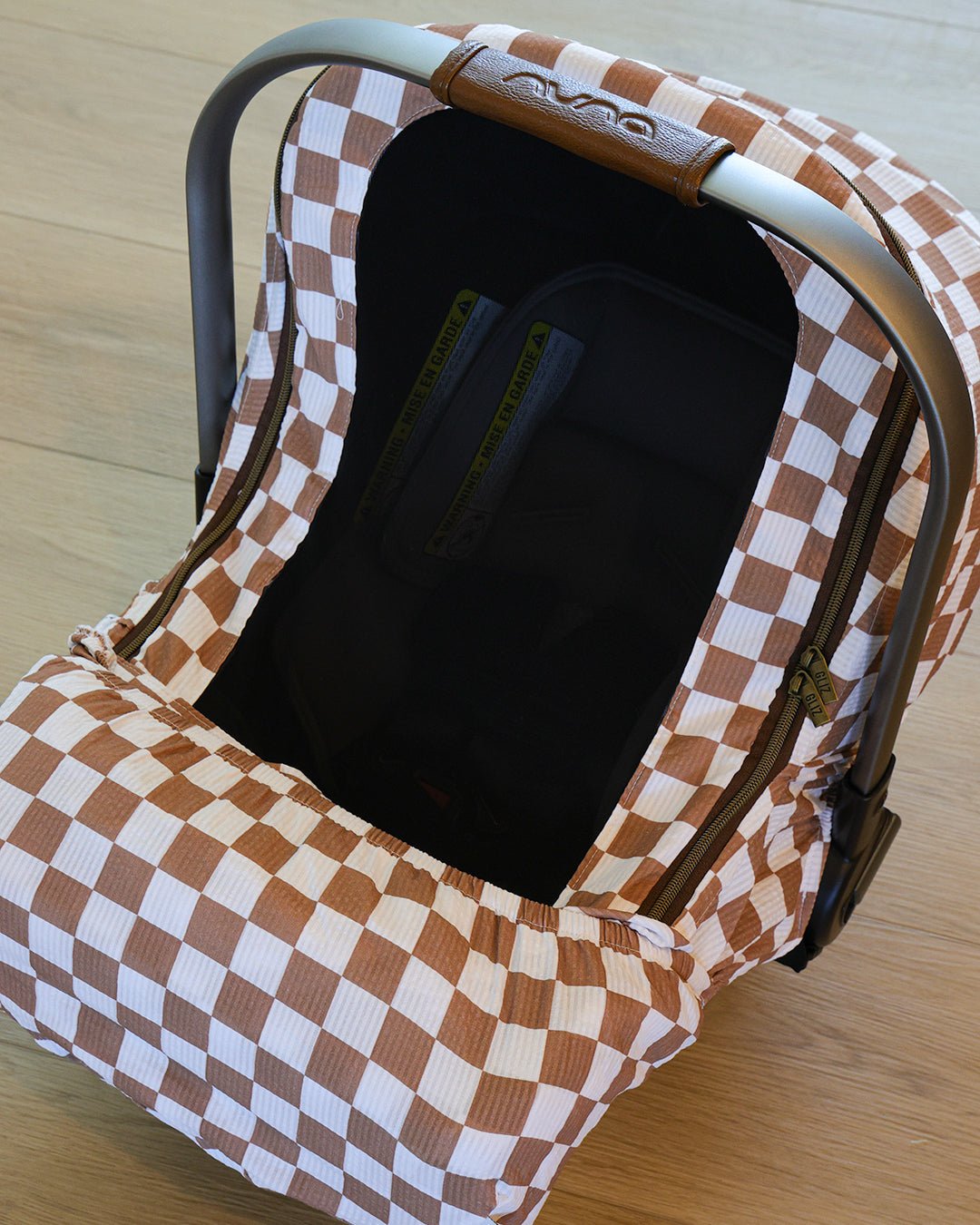Summer Lite GlizCover™ - Espresso Checkers - Gliz Design