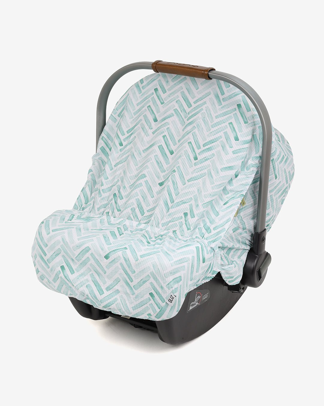 Summer Lite GlizCover™ - Herringbone Seafoam Dashes - Gliz Design
