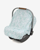 Summer Lite GlizCover™ - Herringbone Seafoam Dashes - Gliz Design