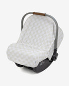 Summer Lite GlizCover™ - Pristine Ecru and White Checkers - Gliz Design